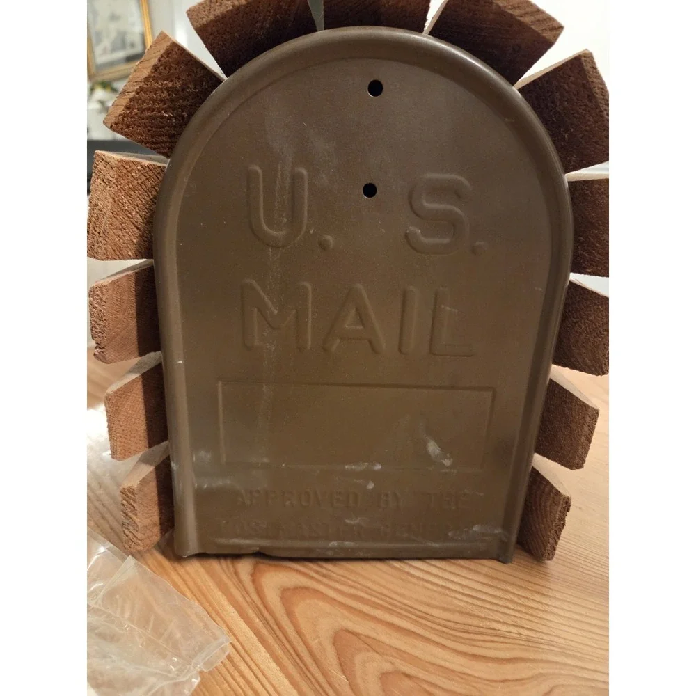 New Cedar Wrapped Mailbox